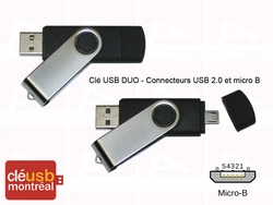 2 Connectez la clé USB