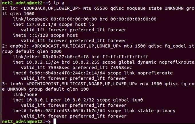 Commande Ifconfig Linux