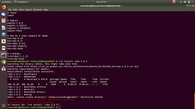 Comment Installer Ruby Sur Ubuntu 18.04