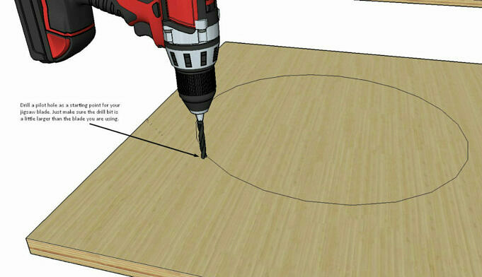 How To Cut 3 Holes With A Jig Saw