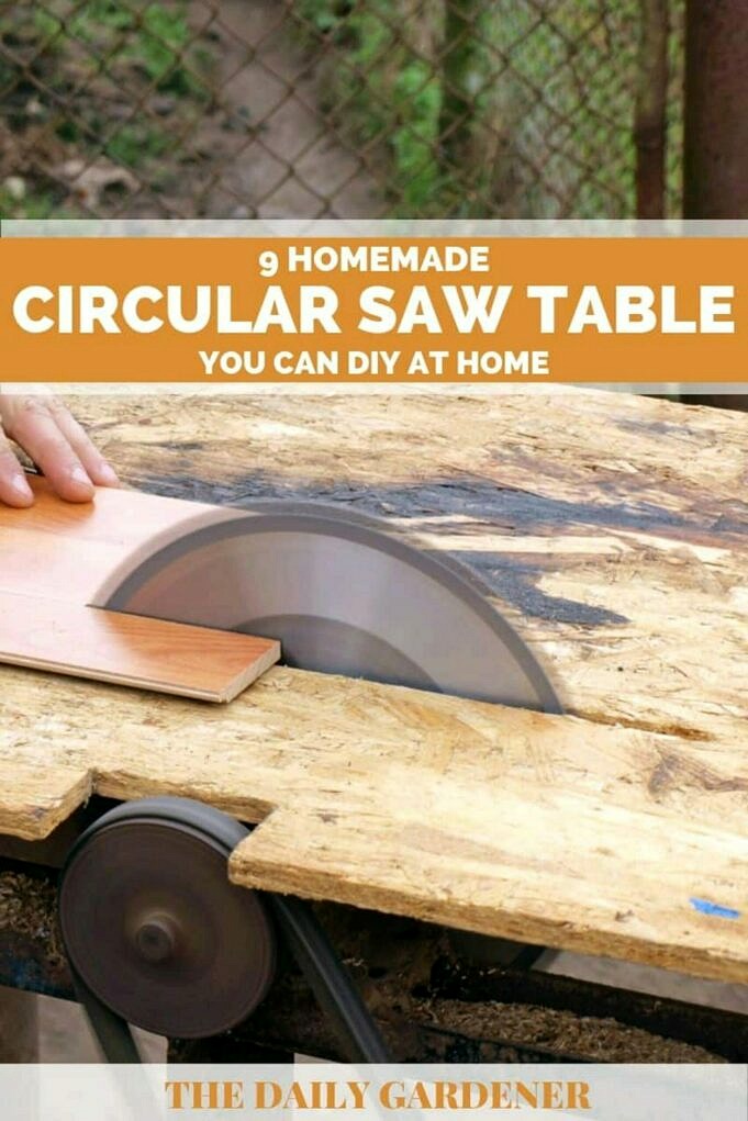 How To Make A Table For A Circular Saw
